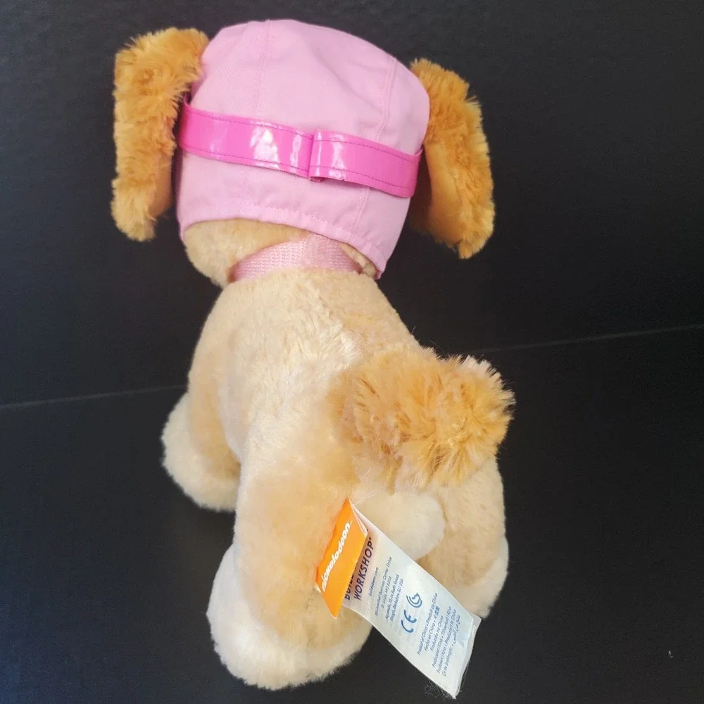 Build a Bear PAW Patrol Skye Nickelodeon Plush Pup Dog with Pink Hat Goggles 12